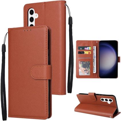 Mobigear Wallet Samsung Galaxy S26 Plus Hoesje Bookcase Portemonnee - Bruin