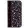 Mobigear Croco Glitter Motorola One Power Hoesje Bookcase Portemonnee - Zwart