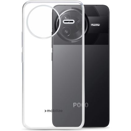 Mobilize Gelly Case Doorzichtig POCO F7 Pro Hoesje Flexibel TPU Backcover - Transparant