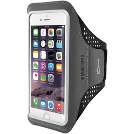 Mobiparts Comfort Fit Telefoonhouder Hardlopen iPhone 7 Sport Hoesje Neopreen Sportarmband - Zwart