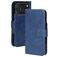 Mobiparts Classic Wallet iPhone 17 Pro MagSafe Hoesje Bookcase - Steel Blue