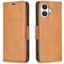 Mobigear Excellent iPhone 17 Hoesje Bookcase Portemonnee - Cognac