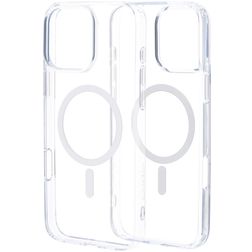 Mobiparts Hardcover Doorzichtig iPhone 16 Pro Max MagSafe Hoesje Hardcase Backcover - Transparant