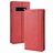 Mobigear Sensation Samsung Galaxy S10 Hoesje Bookcase Portemonnee - Rood