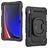 Mobilize Rotating Defender Samsung Galaxy Tab S9 Hoes Hard kunststof / Siliconen Backcover + Schouderband + Standaard - Zwart