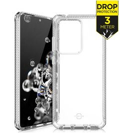 ITSkins SpectrumClear Doorzichtig Samsung Galaxy S20 Ultra Hoesje Flexibel TPU Backcover Shockproof - Transparant