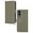 Mobilize Premium Gelly Samsung Galaxy S25 Edge Hoesje Bookcase Portemonnee - Groen