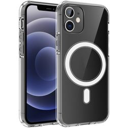 Mobigear Crystal Doorzichtig iPhone 12 MagSafe Hoesje Hardcase Backcover - Transparant