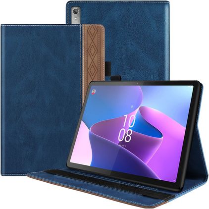 Mobigear Folio Lenovo Tab P11 Pro Gen 2 Hoes Bookcase + Stylus Houder - Blauw