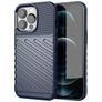 Mobigear Groove iPhone 13 Pro Max Hoesje Flexibel TPU Backcover - Blauw