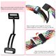 Mobigear Braided Mag Nylon Apple Watch Bandje Magneetsluiting - 49/46/45/44 mm - Grijs
