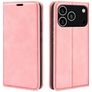 Mobigear Retro Slim iPhone 18 Pro Max Hoesje Bookcase Portemonnee - Roze