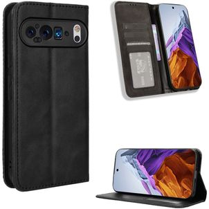 Mobigear Sensation Google Pixel 9 Pro Hoesje Bookcase Portemonnee - Zwart