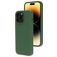 Mobiparts iPhone 14 Pro Siliconen Hoesje Backcover - Forest Green