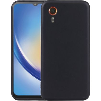 Mobigear Basics Samsung Galaxy Xcover 7 Hoesje Flexibel TPU Backcover - Zwart