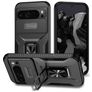 Mobigear Armor Ring Cam Slide Google Pixel 9 Pro XL Hoesje Hardcase Backcover Shockproof met Ringhouder en Camera Slider - Zwart