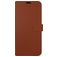 Valenta Gel Skin Samsung Galaxy A34 Hoesje Echt Leer Bookcase Portemonnee - Bruin