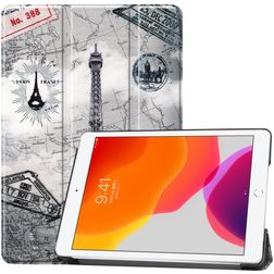 Mobigear Tri-Fold iPad 9 (2021) Hoes Bookcase - Eiffeltoren