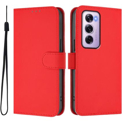 Mobigear Urban Wallet OPPO Reno 12 Pro Hoesje Bookcase Portemonnee - Rood