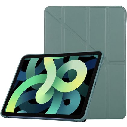 Mobigear Origami iPad Air 4 (2020) Hoes Bookcase - Groen