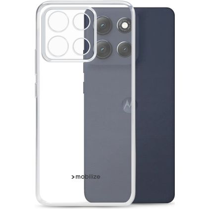 Mobilize Gelly Case Doorzichtig Motorola Moto G86 Hoesje Flexibel TPU Backcover - Transparant