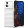 Mobigear Bumpy POCO X4 Pro 5G Hoesje Flexibel TPU Backcover - Wit