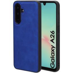 Mobiparts Classic Samsung Galaxy A26 MagSafe Hoesje TPU,Kunstleer Backcover - Sapphire Blue