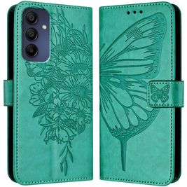 Mobigear Butterfly Samsung Galaxy A16 Hoesje Bookcase Portemonnee - Groen