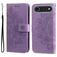 Mobigear Flowers iPhone Air Hoesje Bookcase Portemonnee - Paars