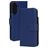 Mobiparts Wallet Samsung Galaxy A17 Hoesje Echt Leer Bookcase Portemonnee - Blauw