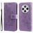 Mobigear Flowers Xiaomi Redmi 14C Hoesje Bookcase Portemonnee - Paars