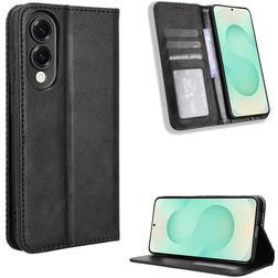 Mobigear Sensation Samsung Galaxy S25 Edge Hoesje Bookcase Portemonnee - Zwart