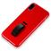 Mobigear Rubber Ring iPhone XS Max Hoesje Hardcase Backcover met Ringhouder - Rood