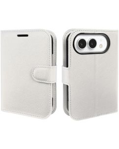 Mobigear Classic iPhone Duo Hoesje Bookcase Portemonnee - Wit