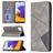 Mobigear Rhombus Slim Samsung Galaxy A22 5G Hoesje Bookcase - Grijs