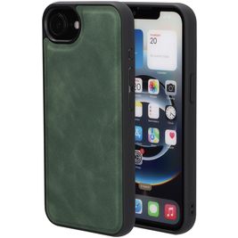 Mobiparts Classic iPhone 16e MagSafe Hoesje TPU,Kunstleer Backcover - Emerald Green