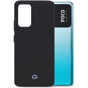 Mobilize Rubber Gelly POCO M4 Pro 5G Hoesje Flexibel TPU Backcover - Matt Black