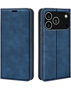 Mobigear Retro Slim iPhone 18 Pro Hoesje Bookcase Portemonnee - Donkerblauw