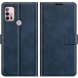 Mobigear Wallet Motorola Moto G30 Hoesje Bookcase Portemonnee - Blauw