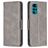 Mobigear Excellent Motorola Moto G22 Hoesje Bookcase Portemonnee - Grijs