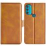 Mobigear Slim Magnet Motorola Moto G71 5G Hoesje Bookcase Portemonnee - Cognac