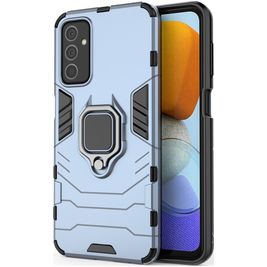 Mobigear Armor Ring Samsung Galaxy M23 Hoesje Hardcase Backcover Shockproof met Ringhouder - Blauw