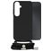 Mobilize Lanyard Gelly Samsung Galaxy A05s Flexibel TPU Hoesje met koord - Zwart