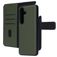 Mobiparts Samsung Galaxy S25 Hoesje Echt Leer Uitneembare 2in1 Bookcase Portemonnee - Groen