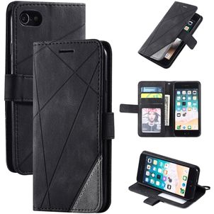 Mobigear Rhombus iPhone SE (2022) Hoesje Bookcase Portemonnee - Zwart