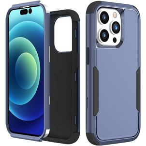 Mobigear Ultra Tough iPhone 15 Pro Hoesje Hardcase Backcover Shockproof - Royal Blue