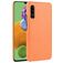 Mobigear Croco Samsung Galaxy A90 Hoesje Hardcase Backcover - Oranje