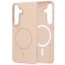 Mobiparts Slim Line Samsung Galaxy S26 MagSafe Hoesje Hardcase Backcover - Dune Sand