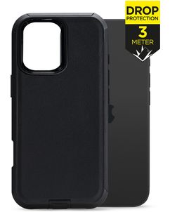 Mobilize Defender iPhone 17 Hoesje Hardcase Backcover Shockproof - Zwart