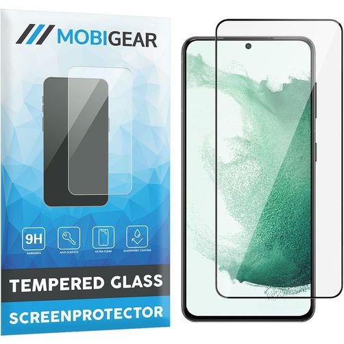 Mobigear Premium Samsung Galaxy S22 Glazen Screenprotector - Case Friendly - Zwart